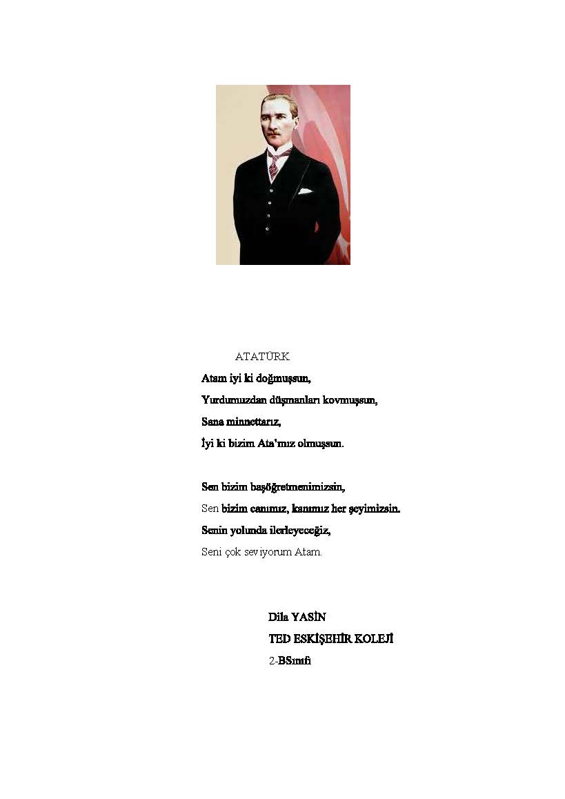 ŞİİRLERLE ATATÜRK by alime buyuktas - Illustrated by FİLİZ UZUN - Ourboox.com