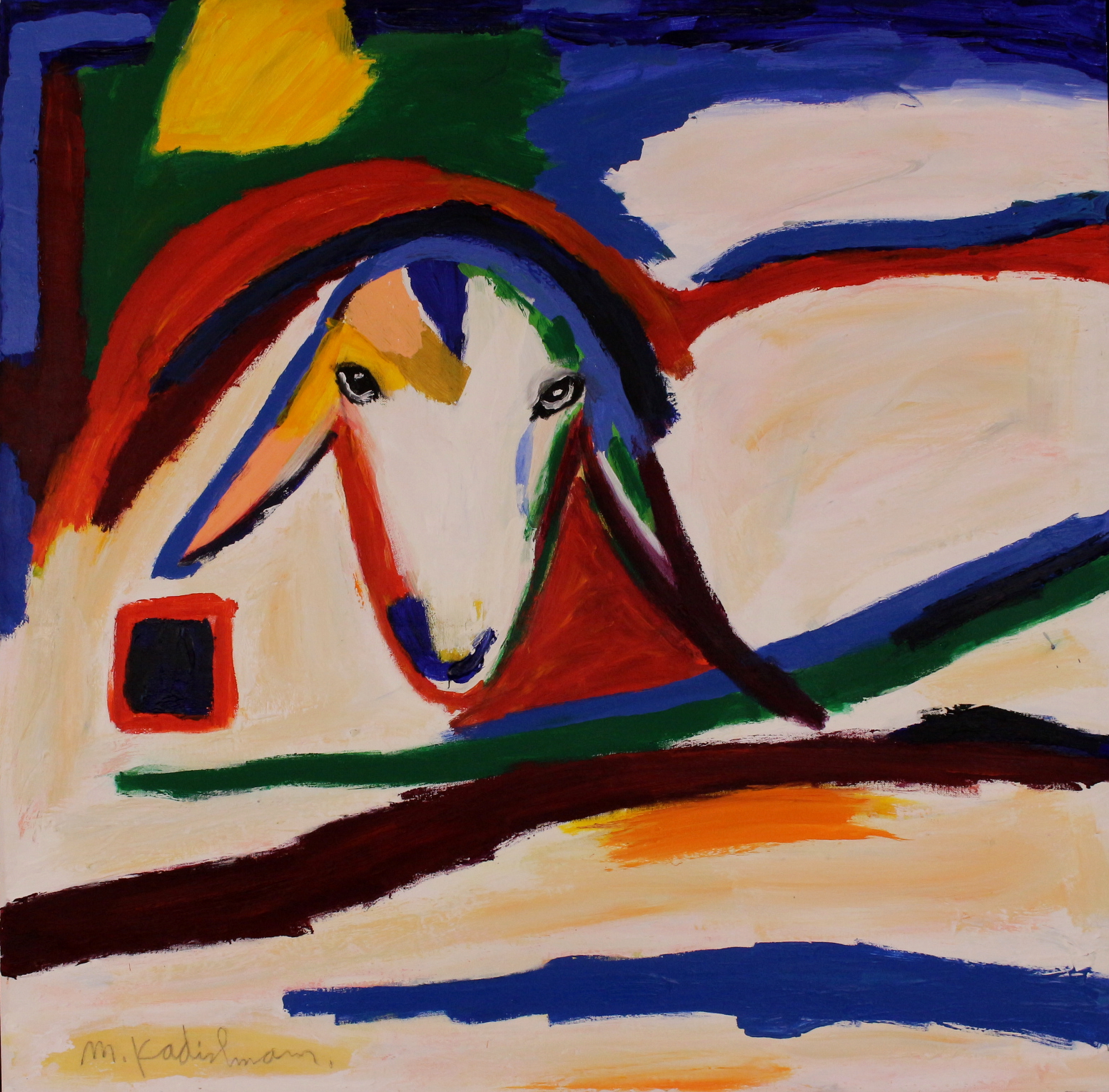 The artist Menashe Kadishman by Shahar - Ourboox.com