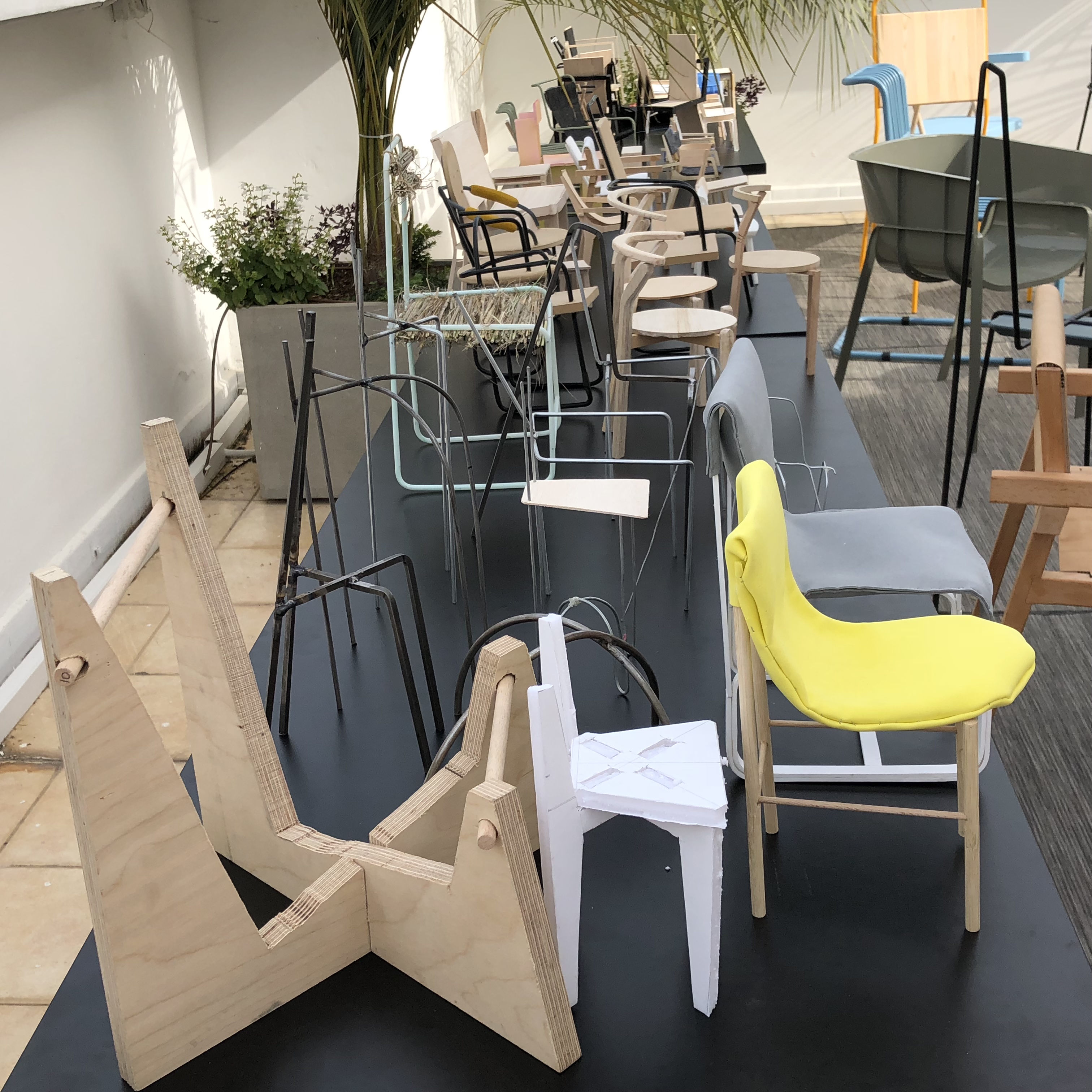 Chairs on the Rooftop at Shenkar by Mel Rosenberg - מל רוזנברג - Ourboox.com