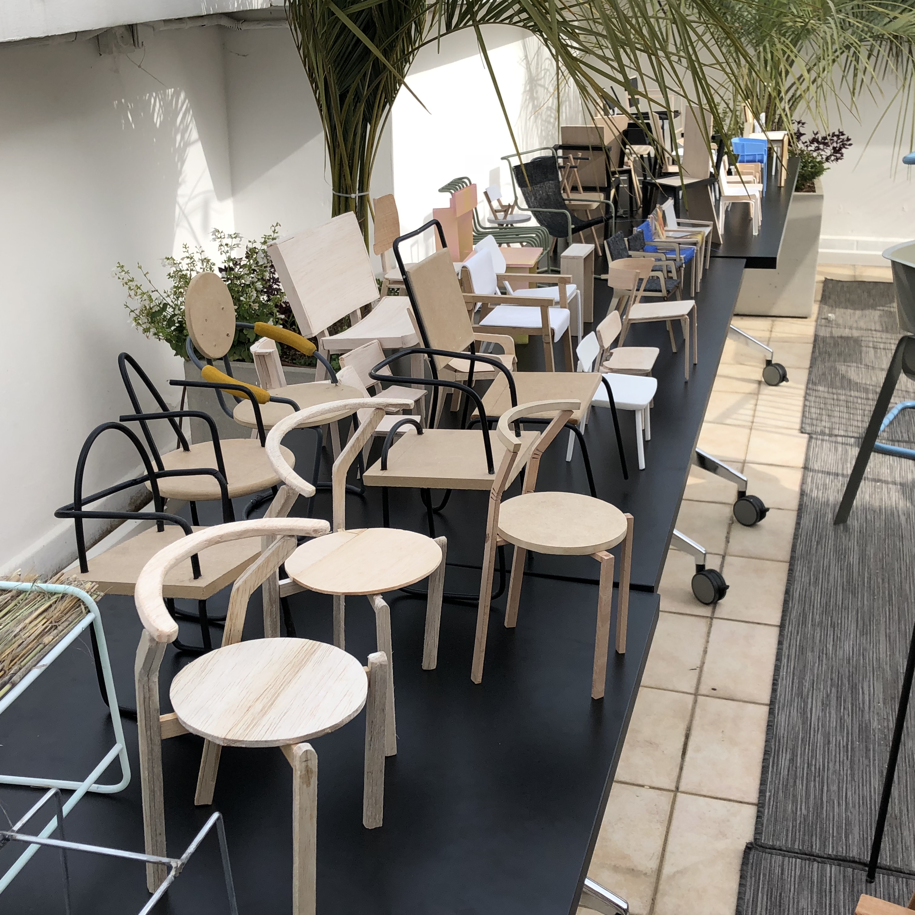 Chairs on the Rooftop at Shenkar by Mel Rosenberg - מל רוזנברג - Ourboox.com