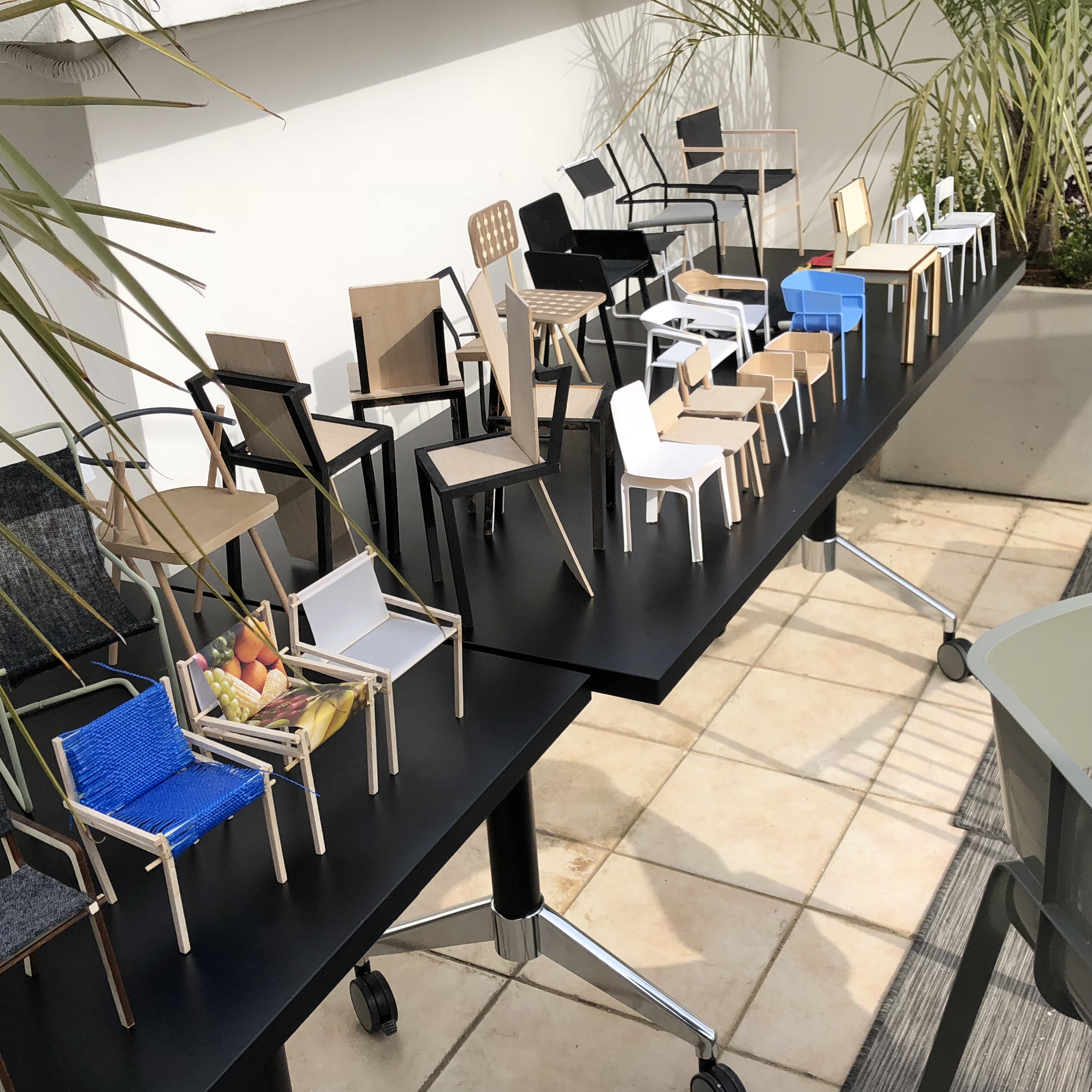 Chairs on the Rooftop at Shenkar by Mel Rosenberg - מל רוזנברג - Ourboox.com