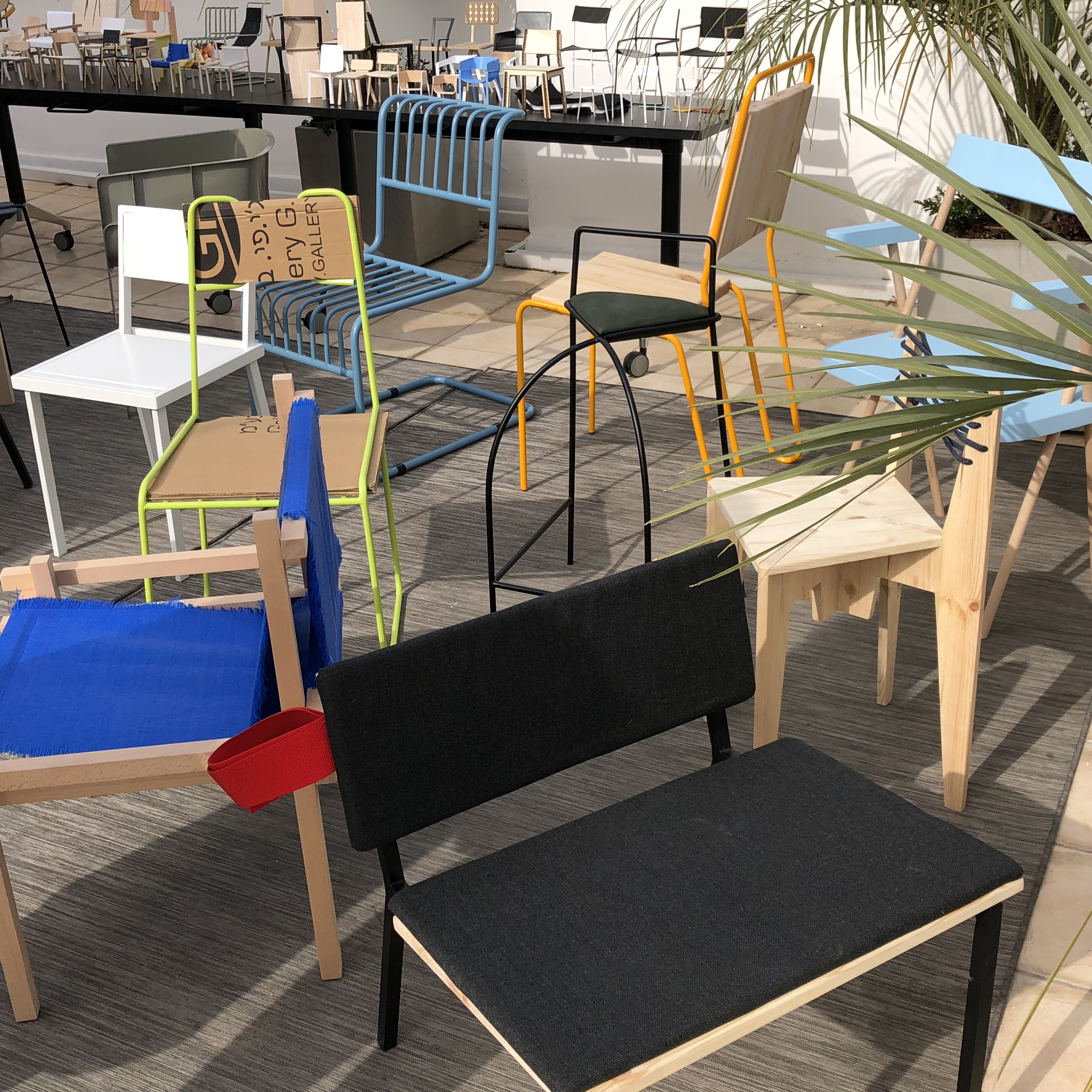 Chairs on the Rooftop at Shenkar by Mel Rosenberg - מל רוזנברג - Ourboox.com