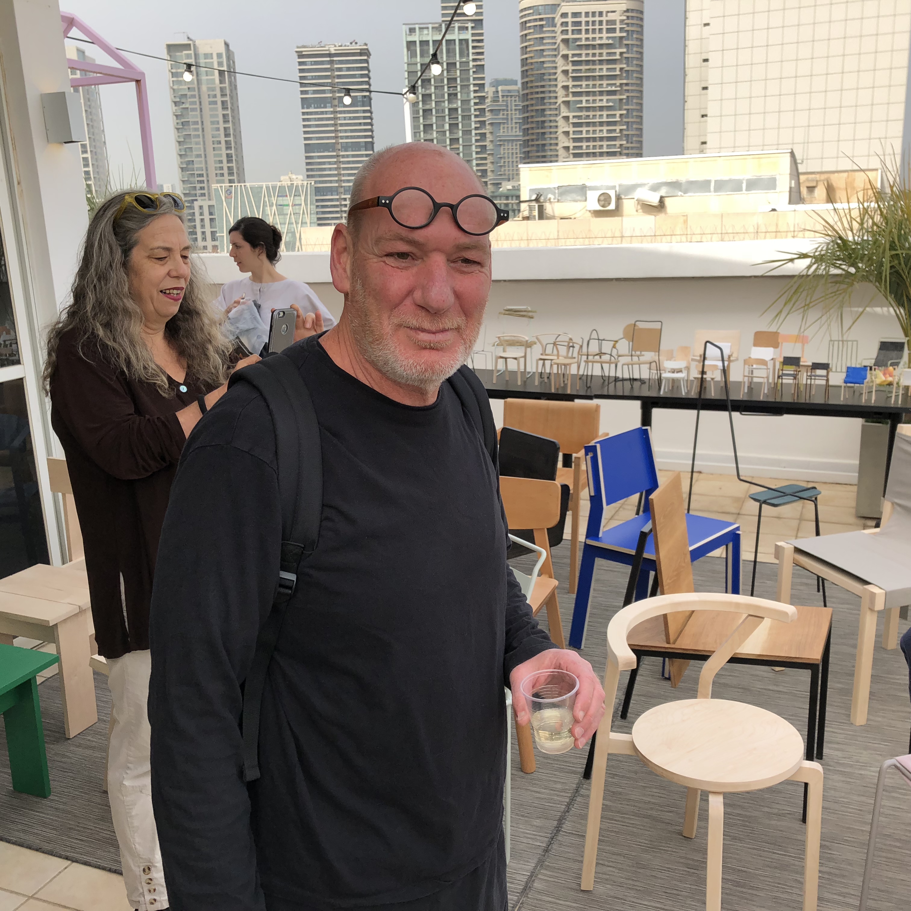 Chairs on the Rooftop at Shenkar by Mel Rosenberg - מל רוזנברג - Ourboox.com