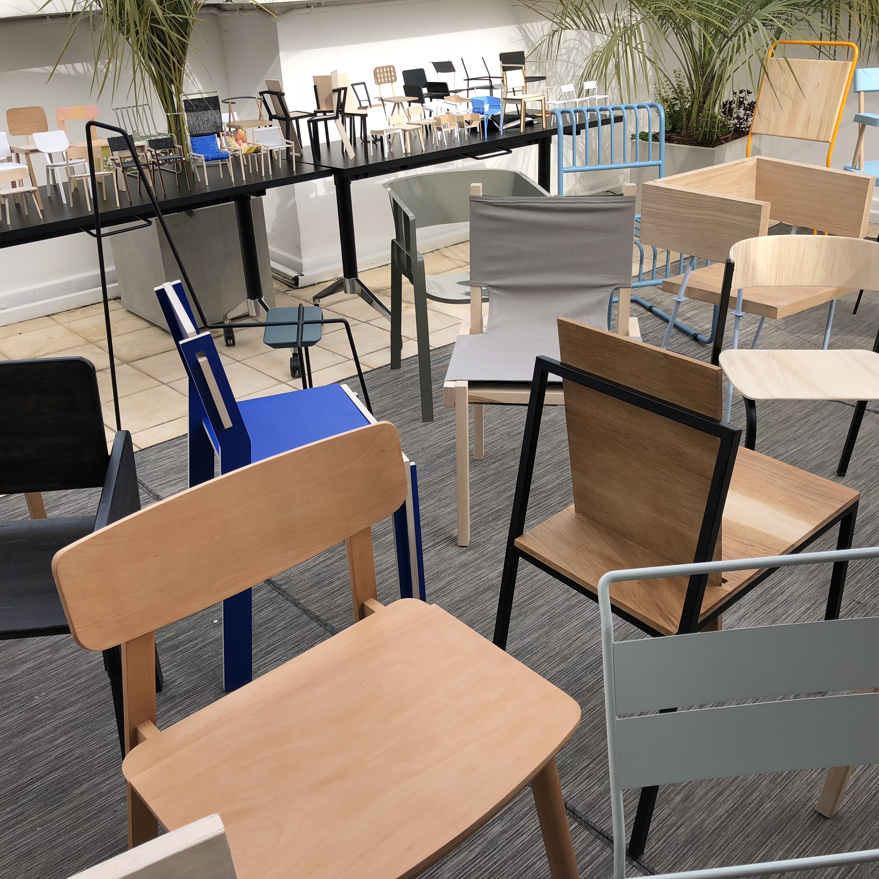 Chairs on the Rooftop at Shenkar by Mel Rosenberg - מל רוזנברג - Ourboox.com