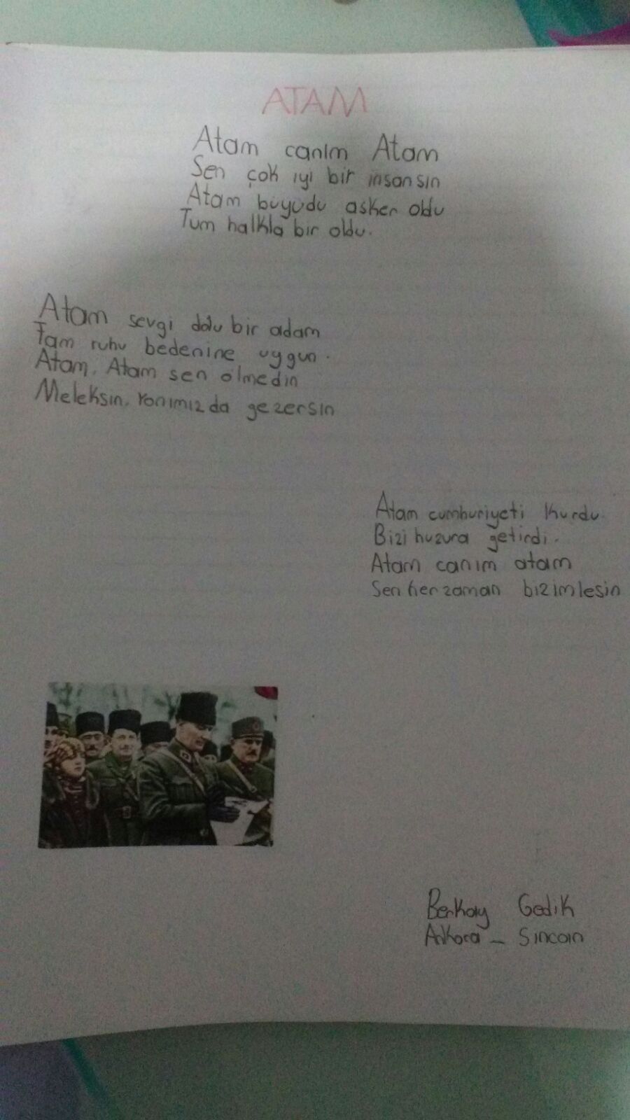 ŞİİRLER İLE ATATÜRK by ÖZLEM TUNCER - Ourboox.com