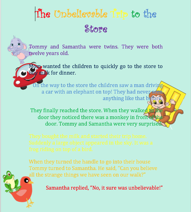 A Collection of Stories Written for Children by NW - Ourboox.com