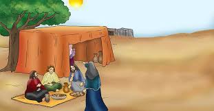 אוהל אברהם והמלאכים by avia - Illustrated by אביה סייג - Ourboox.com