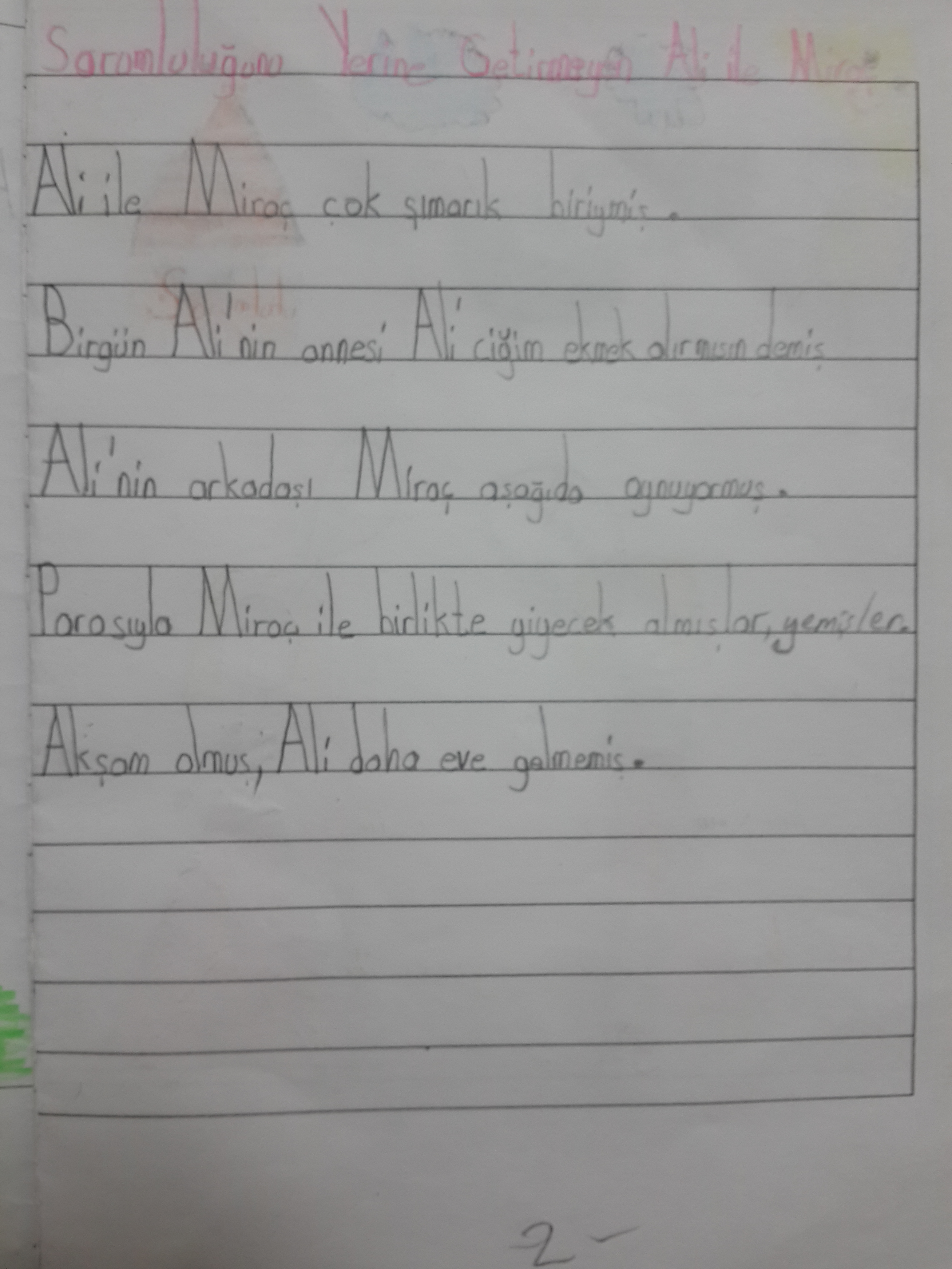 ALİ İLE MİRAÇ by idris KALINSAZLIOĞLU - Illustrated by Ayşegül KARATEKİN - Ourboox.com