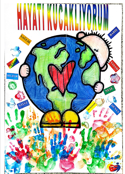 HAYATI KUCAKLIYORUM eTWINNING PROJESİ POSTER VE LOGO SEÇİMİ by GÜLÜZAR KARAYİĞİT - Ourboox.com