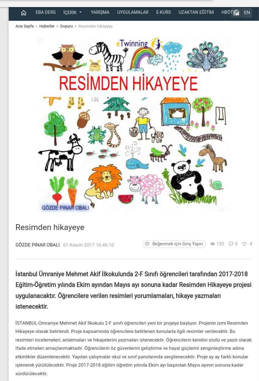 1. Dönem -EBA- ve Okul Sitesi Paylaşımlarımız by idris KALINSAZLIOĞLU - Ourboox.com