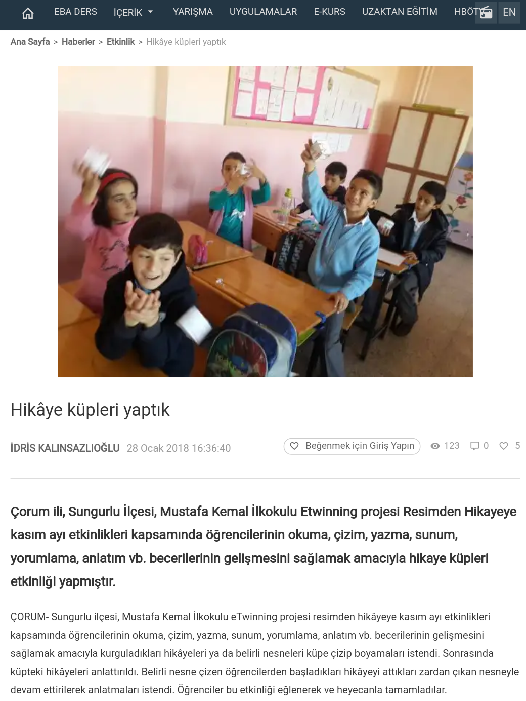 1. Dönem -EBA- ve Okul Sitesi Paylaşımlarımız by idris KALINSAZLIOĞLU - Ourboox.com