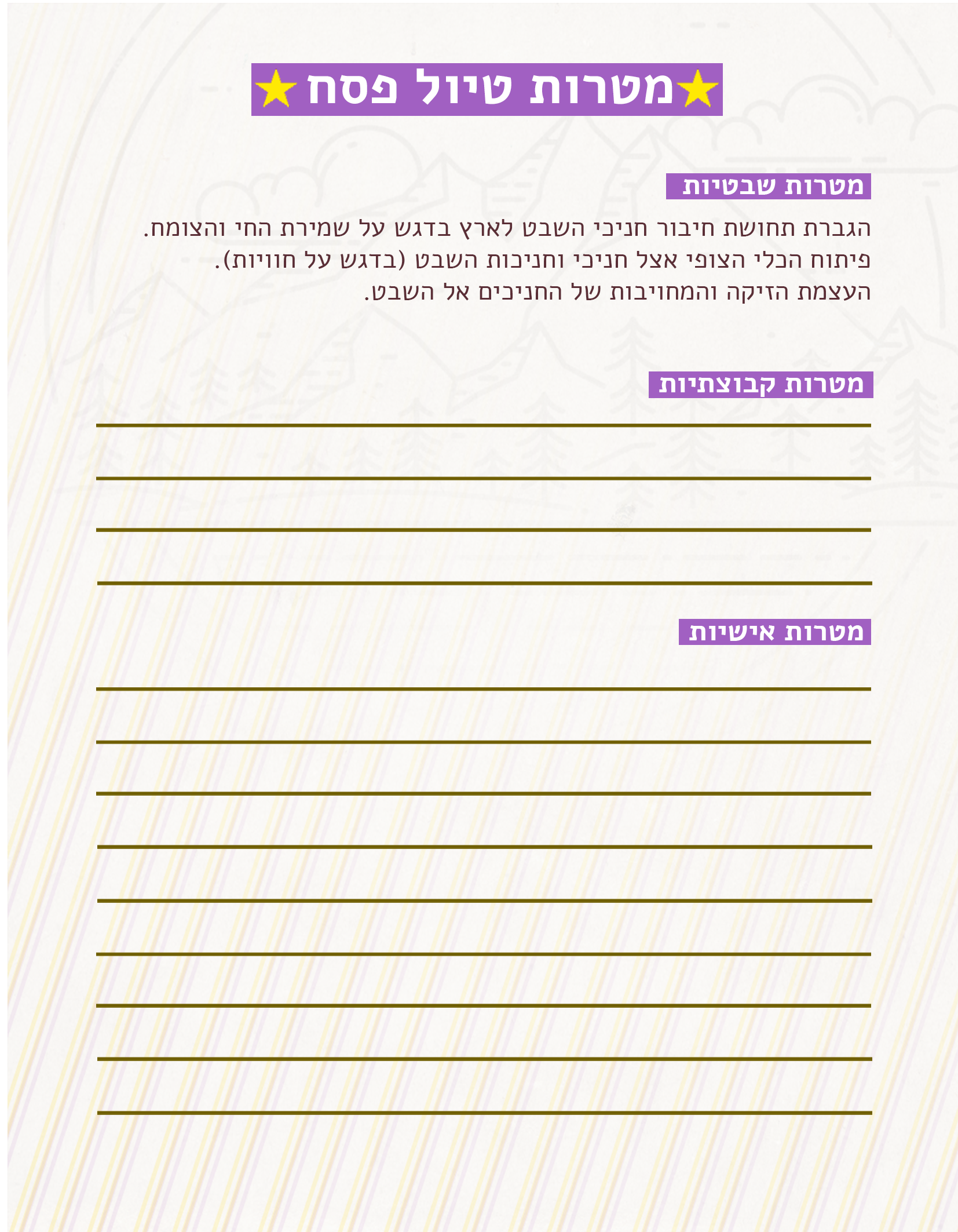 חוברת הדרכה למדריך- טיולי פסח 2018 שבט אדר by shevet adar - Ourboox.com