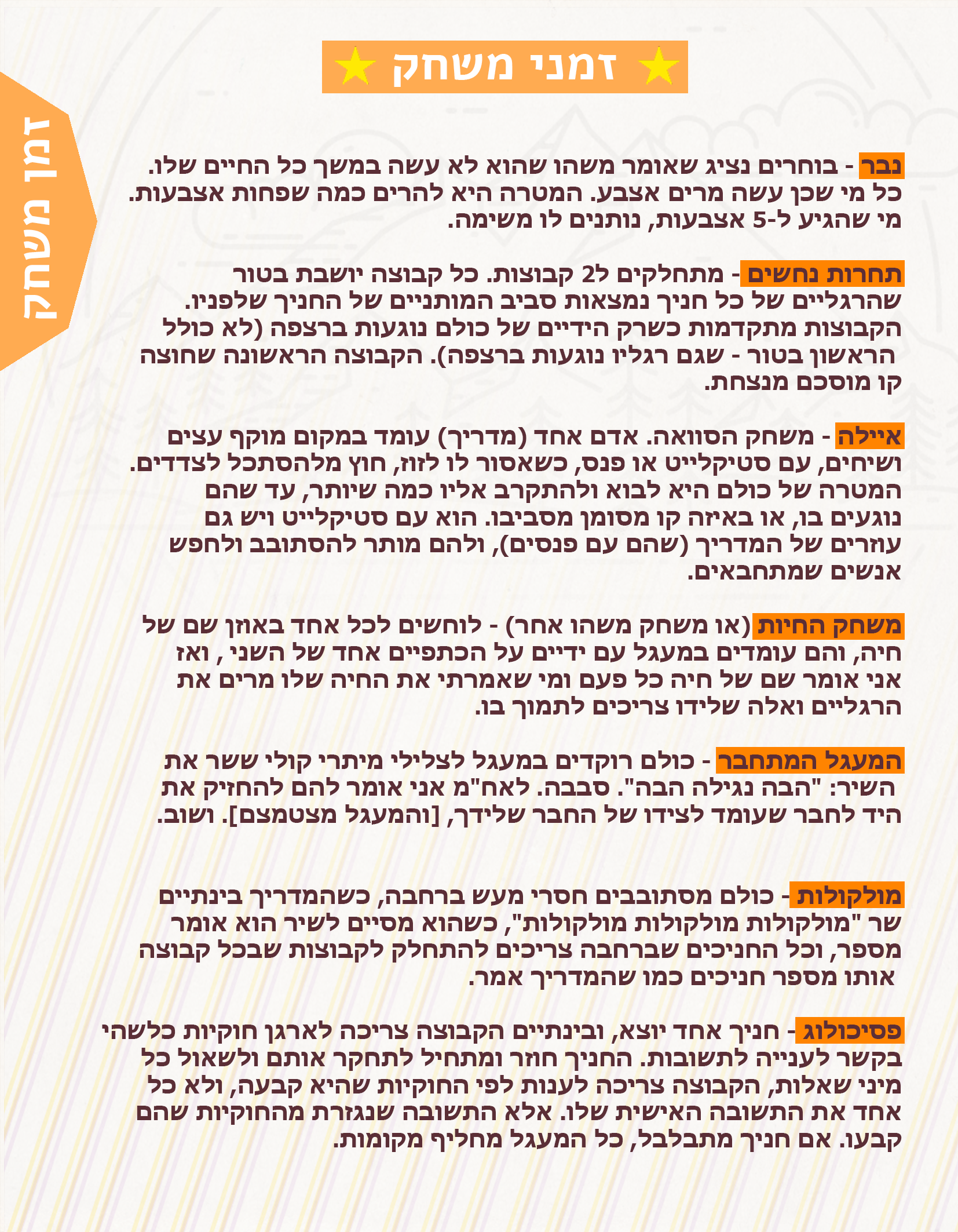 חוברת הדרכה למדריך- טיולי פסח 2018 שבט אדר by shevet adar - Ourboox.com