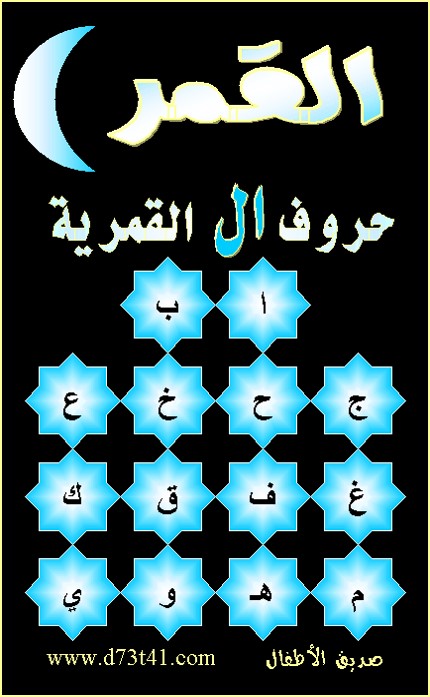 الحروف الشمسية والحروف القمرية by nana - Ourboox.com