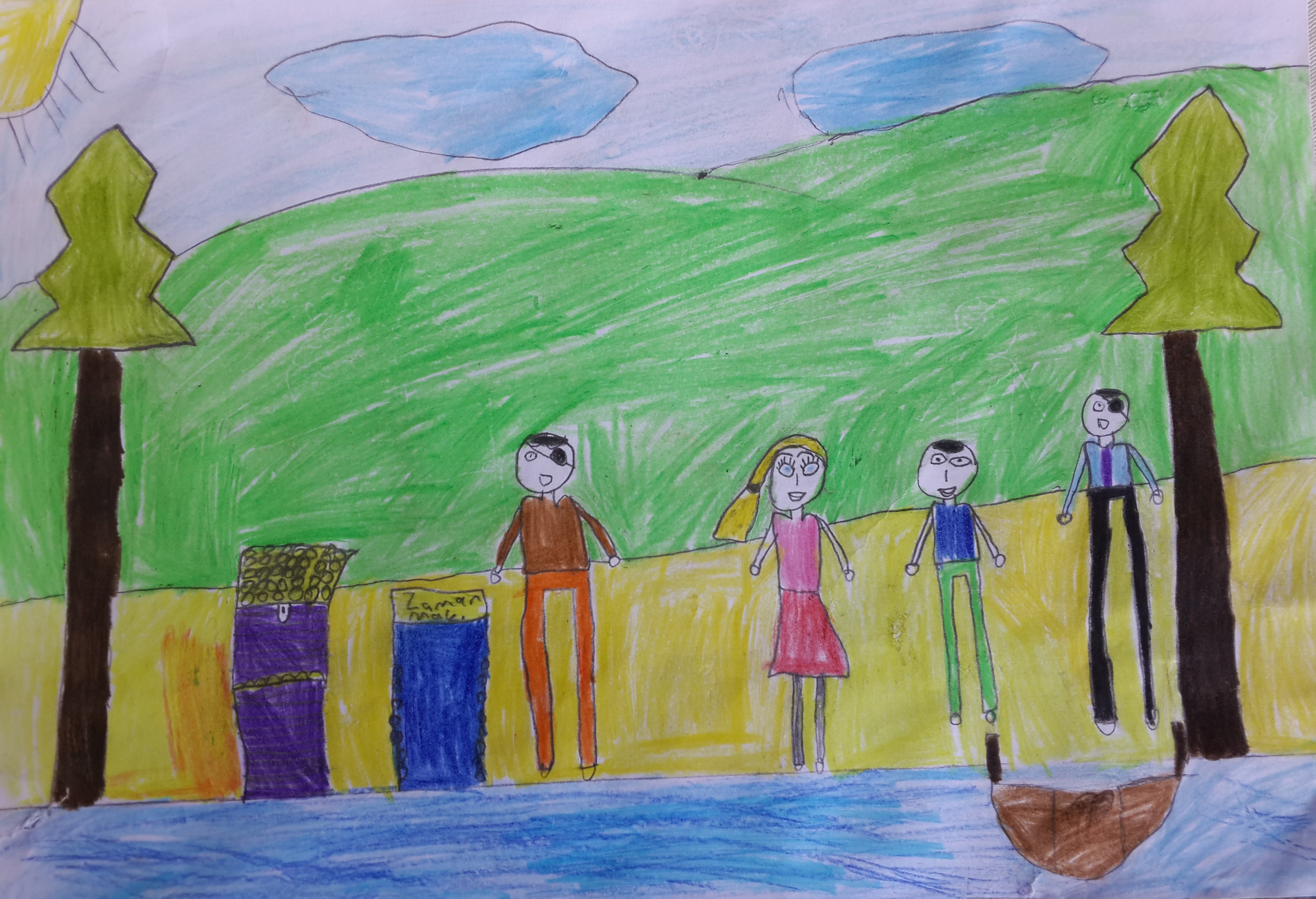 Kardelen ile Bulut Korsanlara Karşı by idris KALINSAZLIOĞLU - Illustrated by 3/B SINIFI ÖĞRENCİLERİ - Ourboox.com