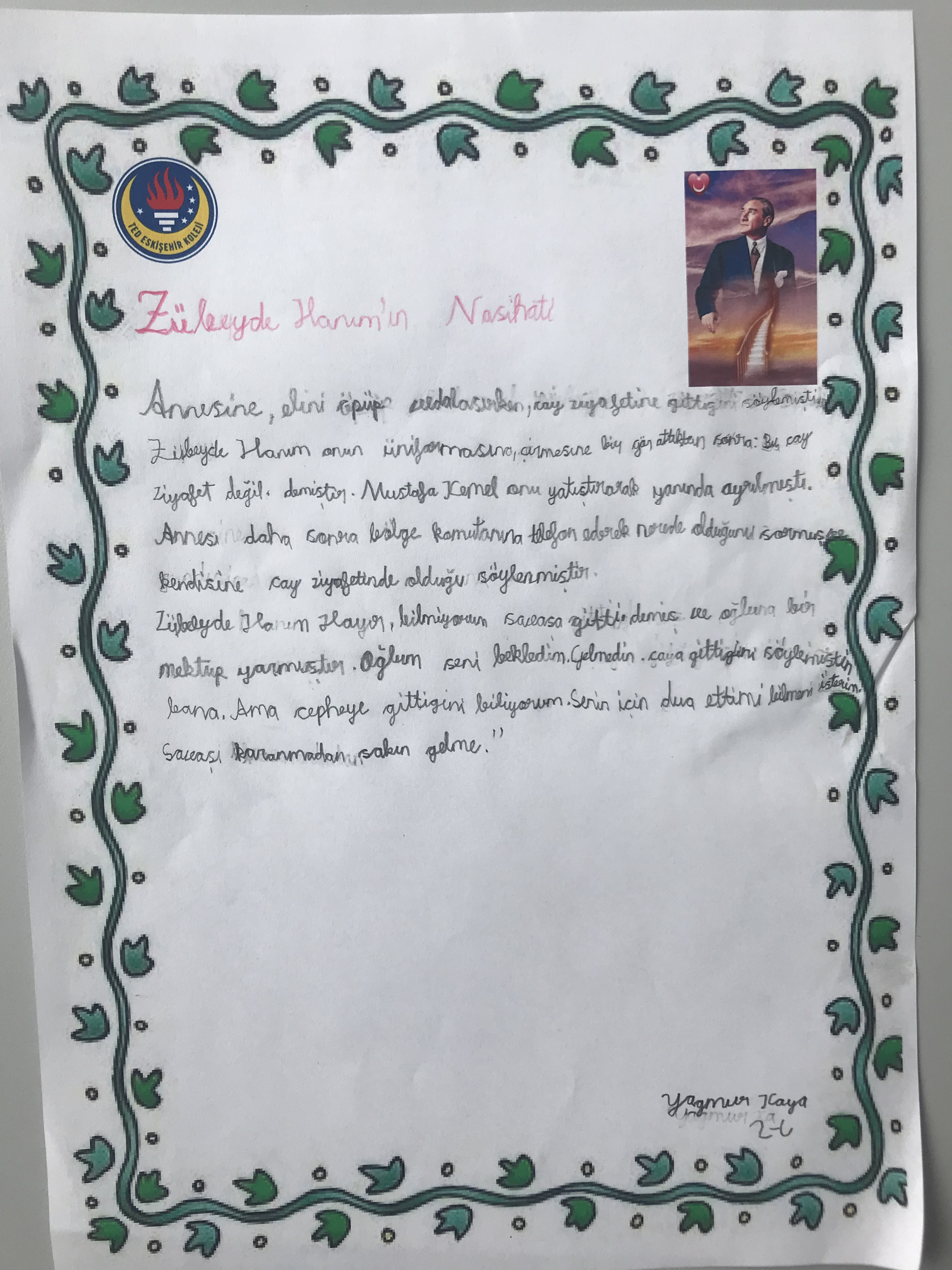 ATATÜRK ANILARI by alime buyuktas - Illustrated by FİLİZ UZUN,ÖZLEM TOPBAŞOĞLU  - Ourboox.com