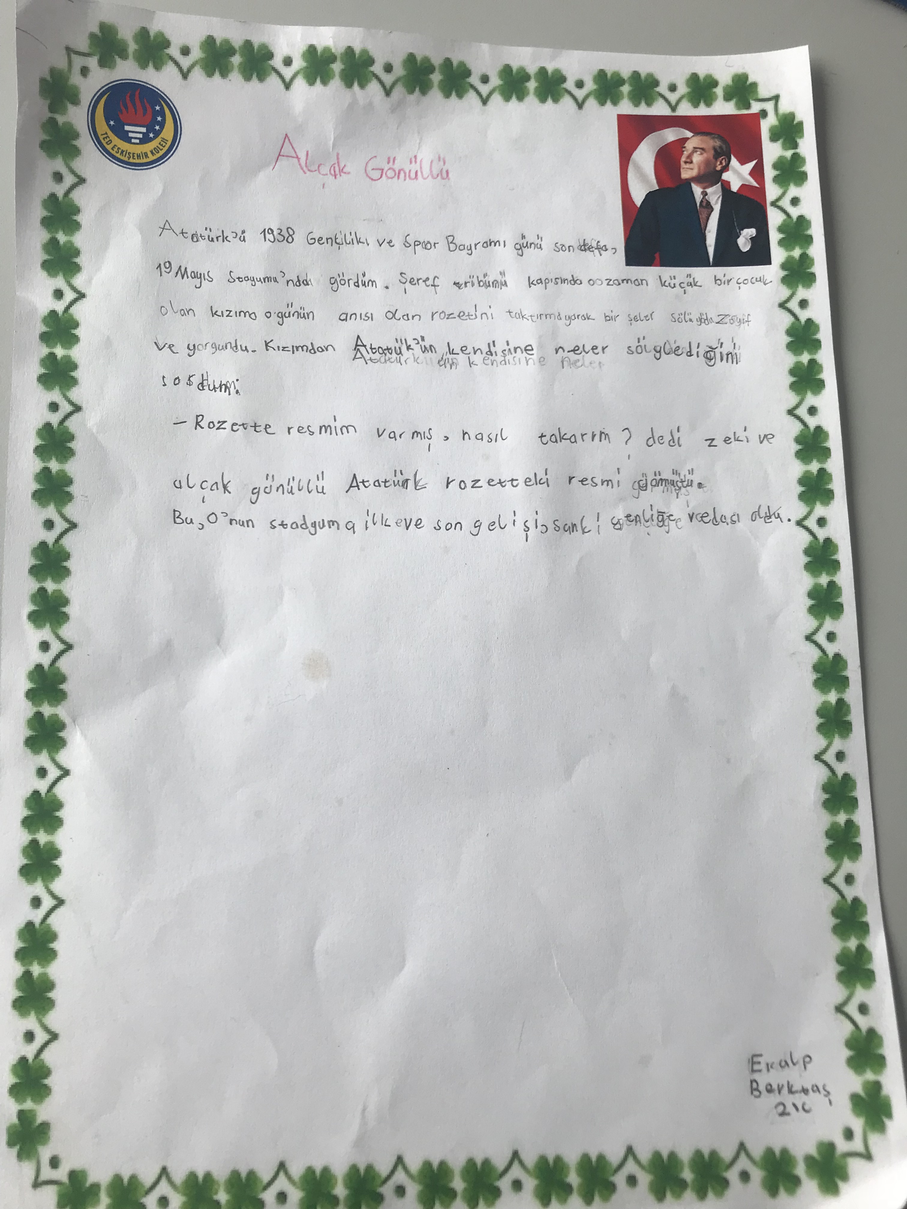 ATATÜRK ANILARI by alime buyuktas - Illustrated by FİLİZ UZUN,ÖZLEM TOPBAŞOĞLU  - Ourboox.com