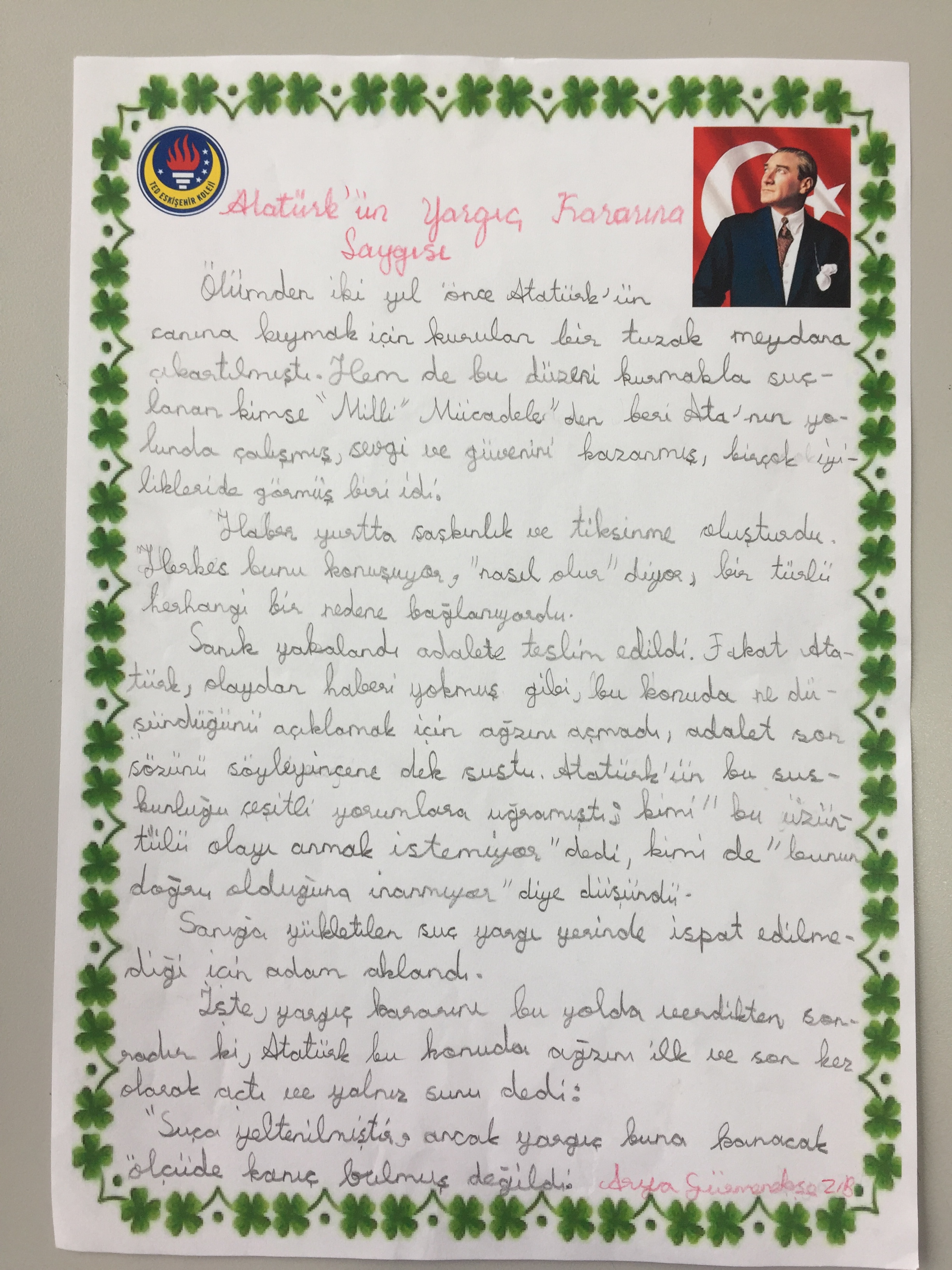 ATATÜRK ANILARI by alime buyuktas - Illustrated by FİLİZ UZUN,ÖZLEM TOPBAŞOĞLU  - Ourboox.com