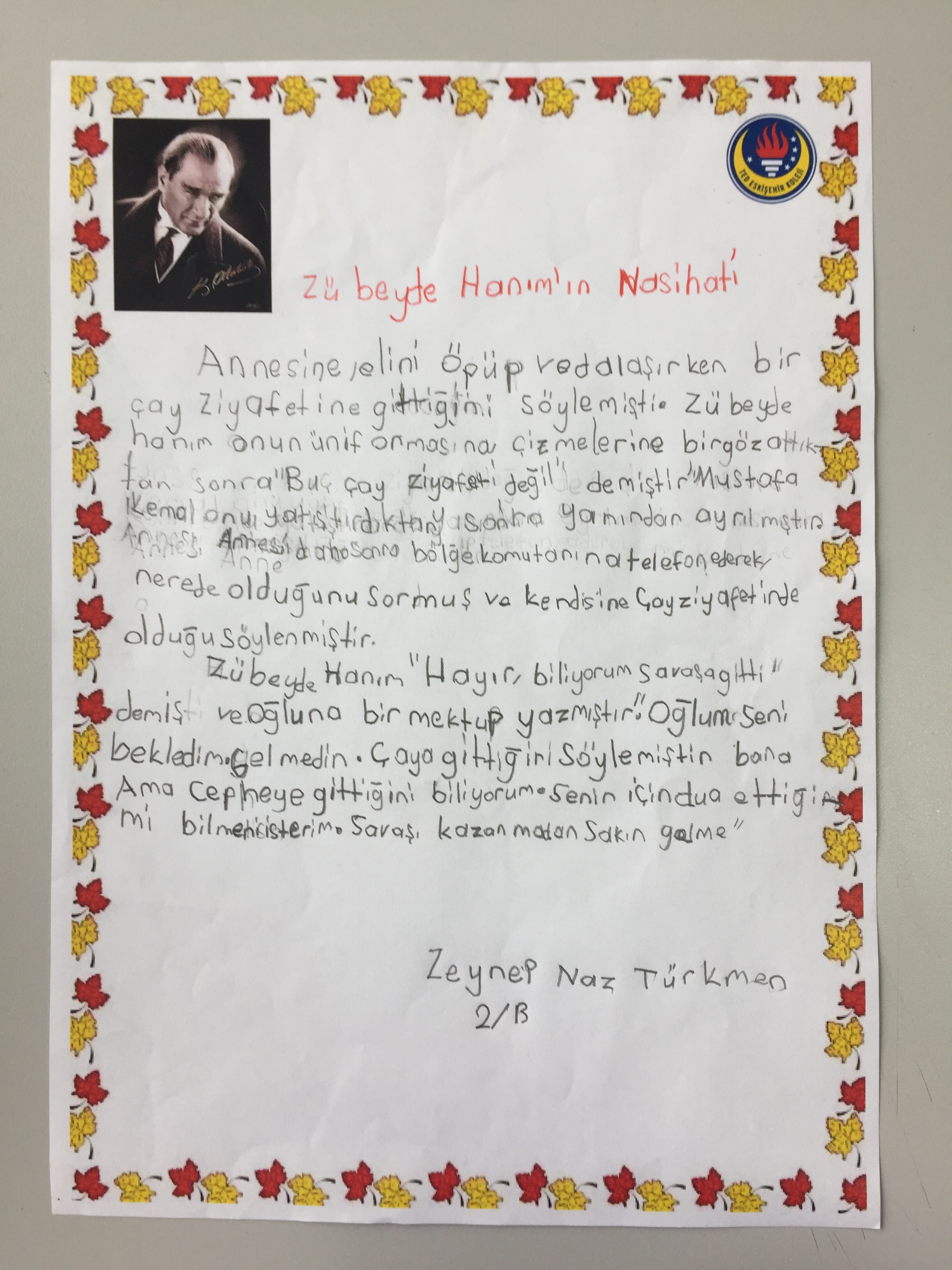 ATATÜRK ANILARI by alime buyuktas - Illustrated by FİLİZ UZUN,ÖZLEM TOPBAŞOĞLU  - Ourboox.com