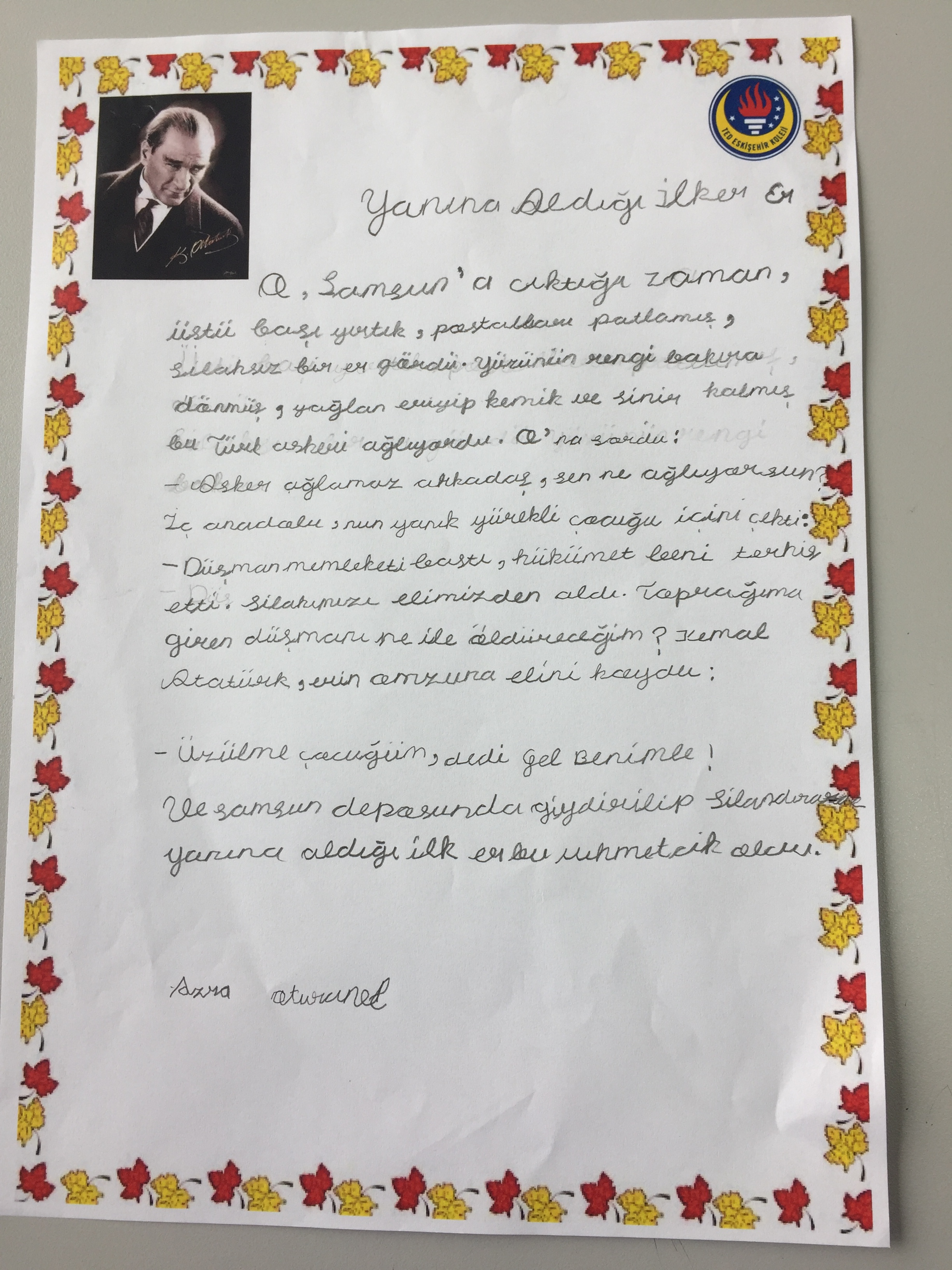 ATATÜRK ANILARI by alime buyuktas - Illustrated by FİLİZ UZUN,ÖZLEM TOPBAŞOĞLU  - Ourboox.com