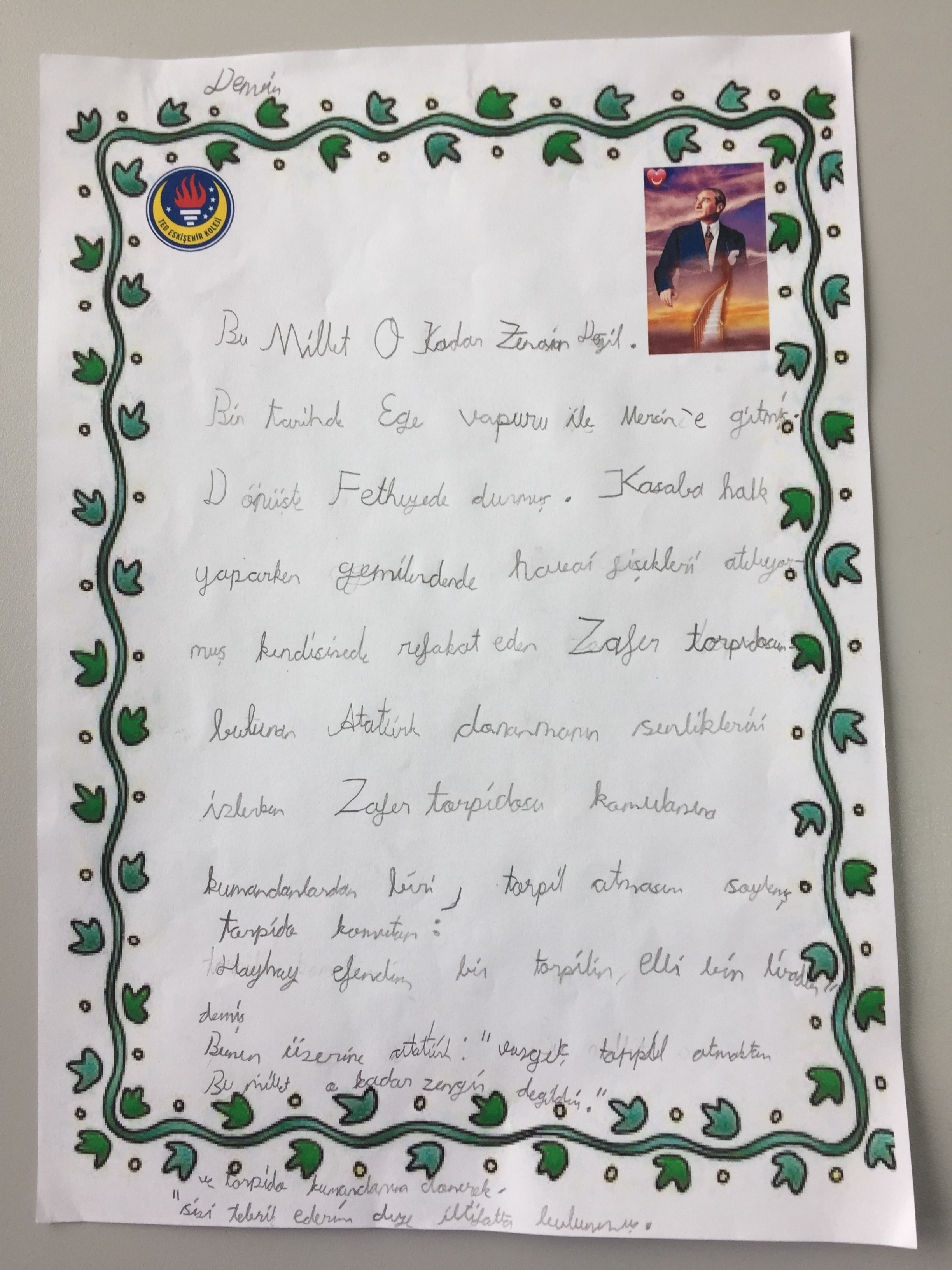 ATATÜRK ANILARI by alime buyuktas - Illustrated by FİLİZ UZUN,ÖZLEM TOPBAŞOĞLU  - Ourboox.com