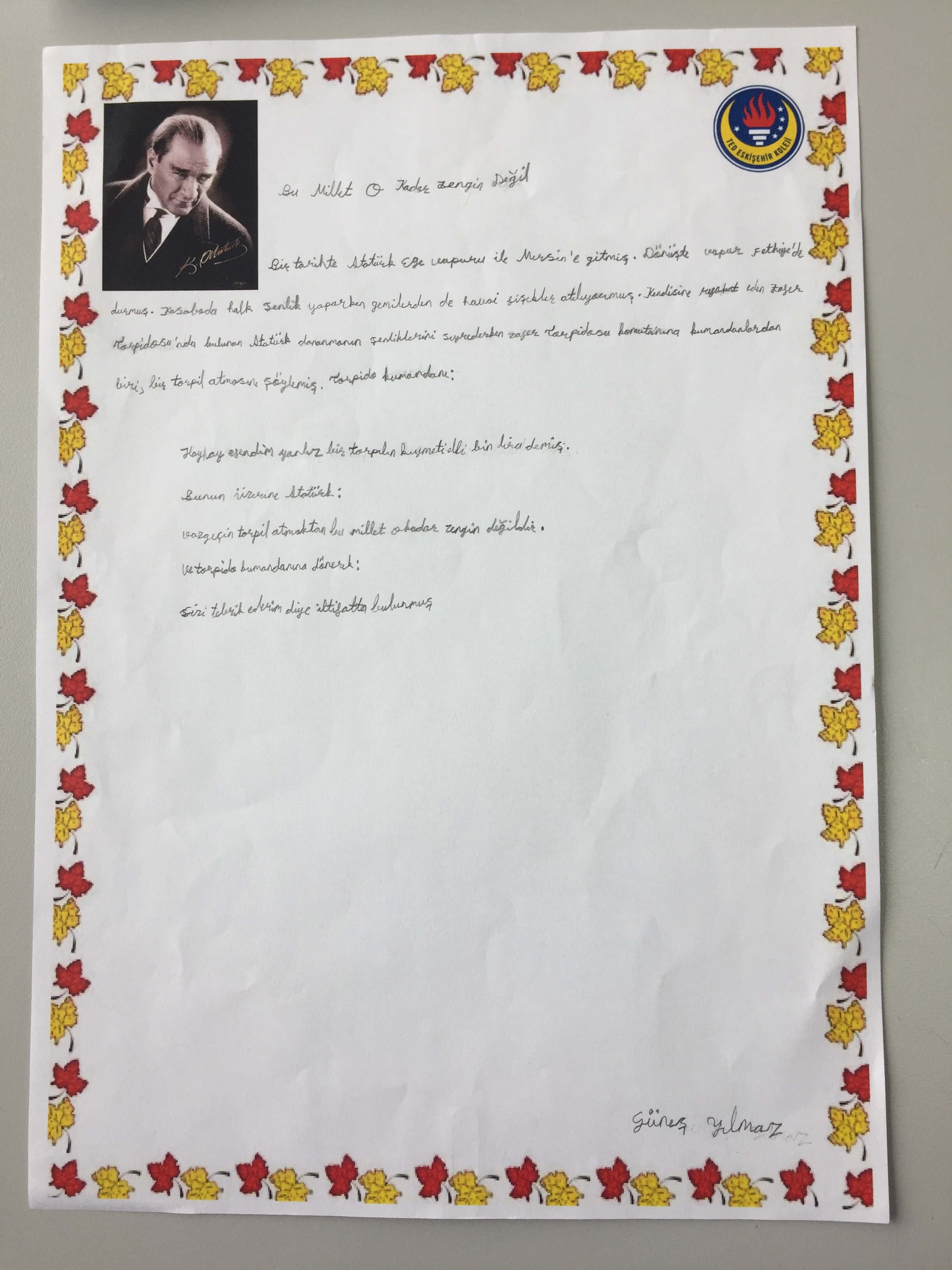 ATATÜRK ANILARI by alime buyuktas - Illustrated by FİLİZ UZUN,ÖZLEM TOPBAŞOĞLU  - Ourboox.com