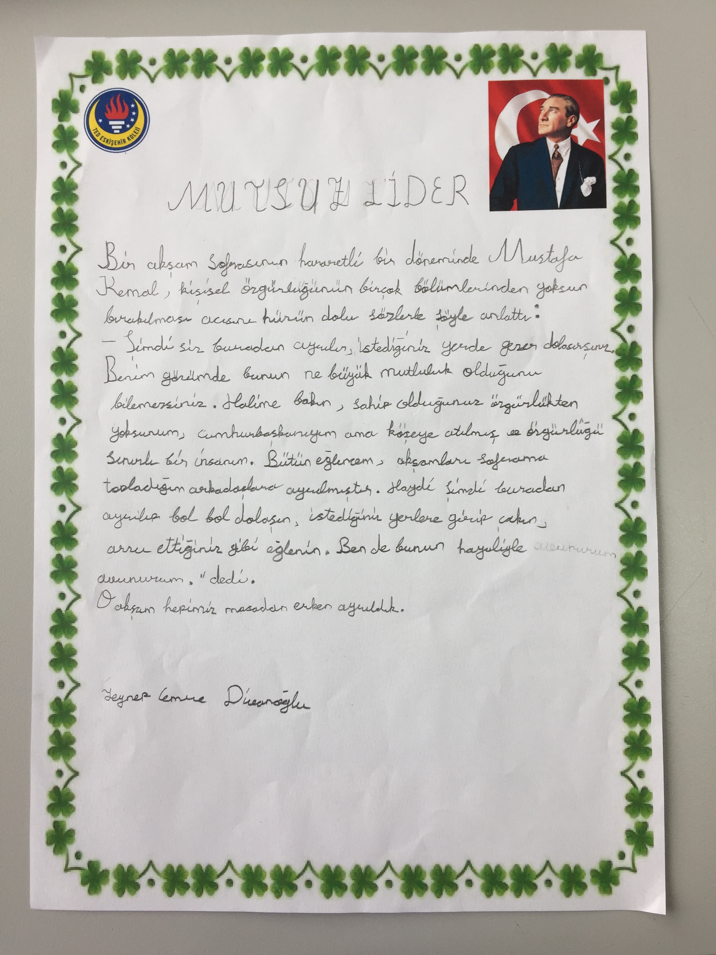 ATATÜRK ANILARI by alime buyuktas - Illustrated by FİLİZ UZUN,ÖZLEM TOPBAŞOĞLU  - Ourboox.com