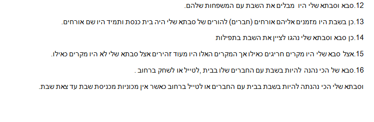 עבודת שורשים ז3- נושא מרכזי: השבת by ליאל גורמן - Illustrated by   ליאל גורמן - Ourboox.com