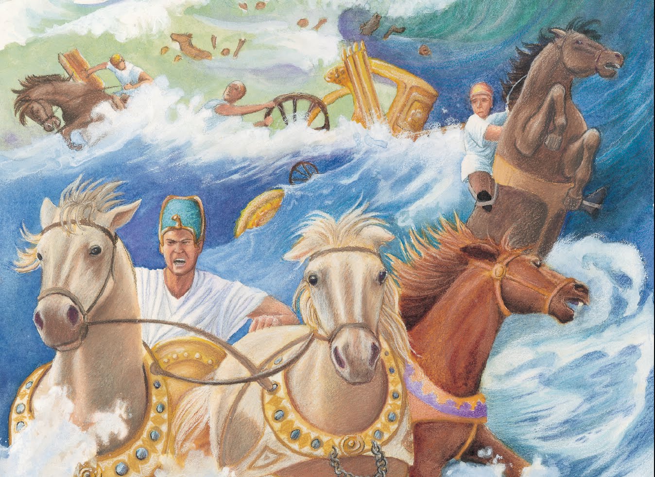 קריעת ים סוף by oriya nechemya - Illustrated by אוריה 207208653, ספיר 206901571, אסתר 207206848 - Ourboox.com