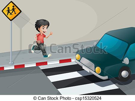 كيف نقطع الشارع by firas samara - Illustrated by فراس سمارة  - مدرسة الصلعة للبنين  - Ourboox.com