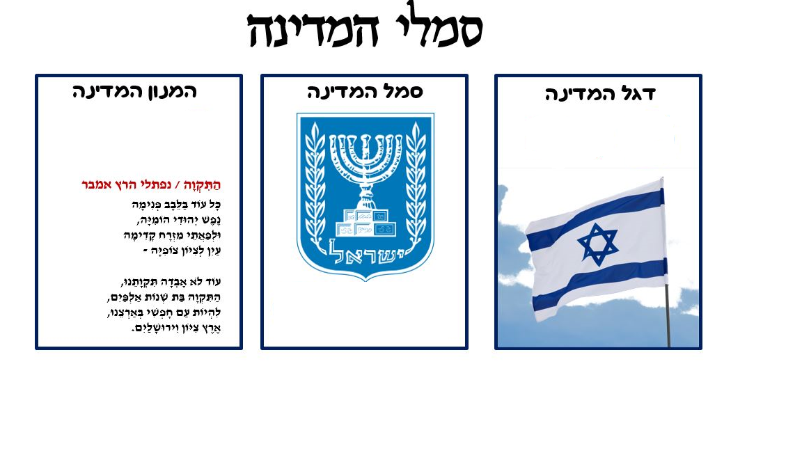 סמלי המדינה – 70 שנה לישראל by tzlil atiram - Ourboox.com