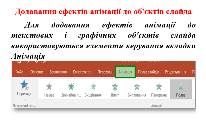 Ефекти анімації рух об’єктів в презентаціях by Vitalik - Ourboox.com