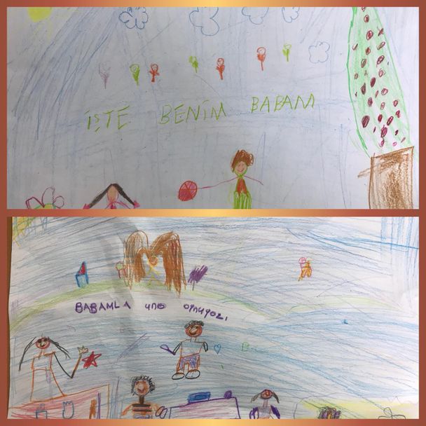 BENİM GÖZÜMDEN BABAM KONULU RESİM ÇALIŞMALARIMIZ by KEVSER - Ourboox.com