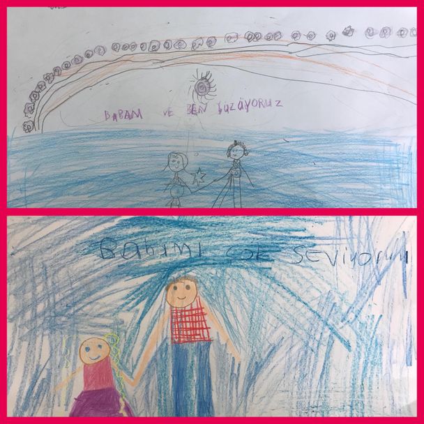 BENİM GÖZÜMDEN BABAM KONULU RESİM ÇALIŞMALARIMIZ by KEVSER - Ourboox.com
