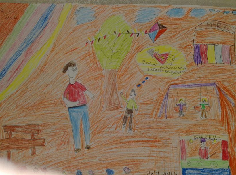 BENİM GÖZÜMDEN BABAM KONULU RESİM ÇALIŞMALARIMIZ by KEVSER - Ourboox.com