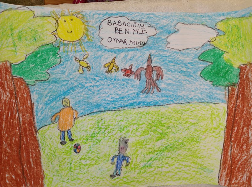 BENİM GÖZÜMDEN BABAM KONULU RESİM ÇALIŞMALARIMIZ by KEVSER - Ourboox.com