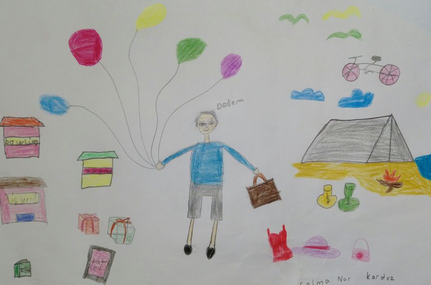 BENİM GÖZÜMDEN BABAM KONULU RESİM ÇALIŞMALARIMIZ by KEVSER - Ourboox.com