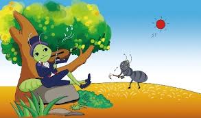 הצרצר והנמלה by oshrat azulai - Illustrated by אושרת אזולאי - Ourboox.com