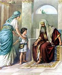 חנה מביאה לעלי את שמואל