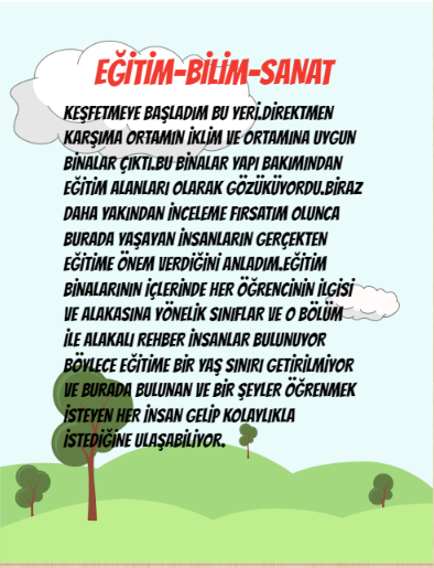 FREEDOM ISLAND by Mehmet Ozoncel Anatolian High School - Illustrated by Berkay ACIMIŞ - Ourboox.com