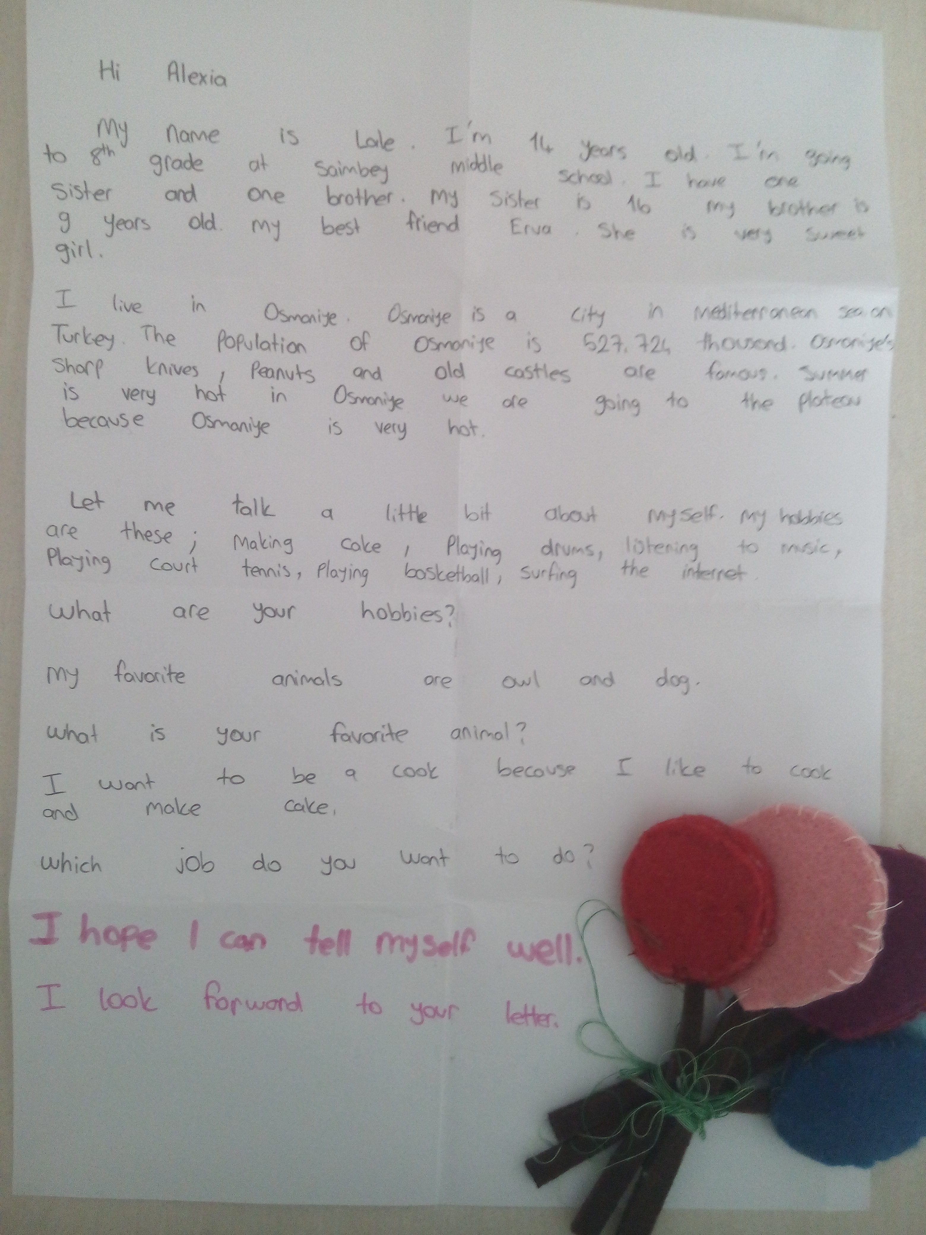 Letter by emine çolakkadıoğlu - Ourboox.com