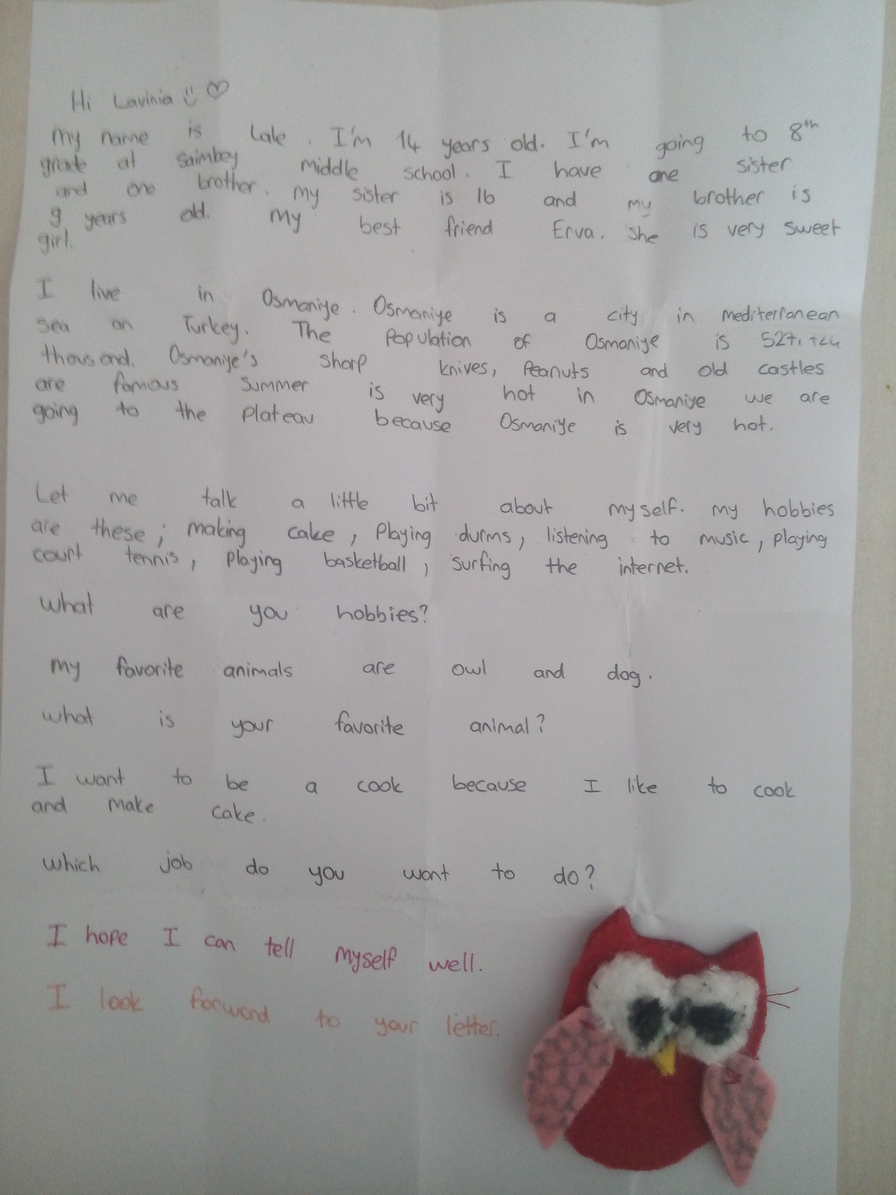 Letter by emine çolakkadıoğlu - Ourboox.com