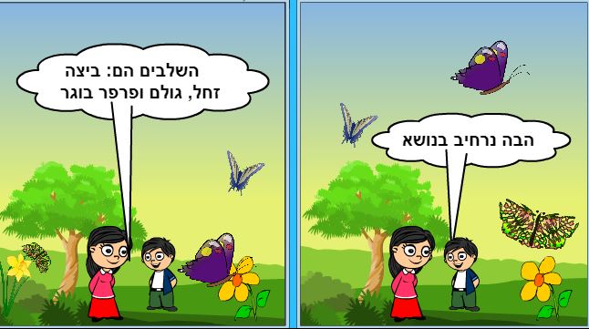 גלגולו של הפרפר-מדעים כיתה א by mazal - Illustrated by מזל ניסימוב לוי - Ourboox.com