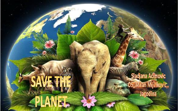 Save the planet -class activites by Sladjana - Ourboox.com