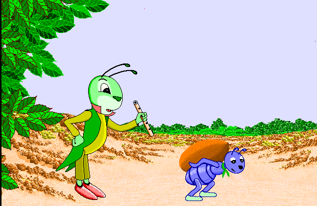 الجندب والنملة by nadin - Ourboox.com