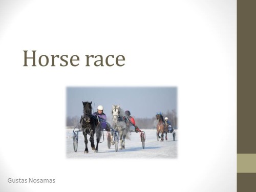 Horse race by Gustas - Ourboox.com