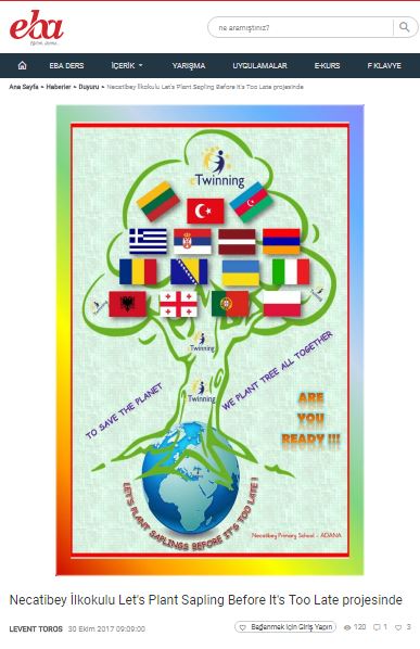 LET’S PLANT SAPLINGS BEFORE IT’S TOO LATE! MEDIA-EBA-EXHIBITION by Erol Yıldırım - Ourboox.com