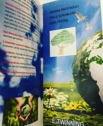 ÖNCÜ KOLEJ ATIKLARINI DEĞERLENDİRİYOR by esra pektaş - Illustrated by Esra PEKTAŞ - Ourboox.com