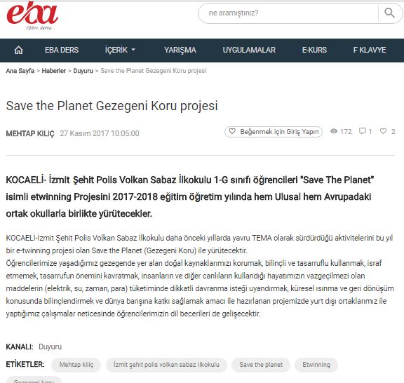 SAVE THE PLANET MEDIA-EBA-EXHIBITION by Erol Yıldırım - Ourboox.com