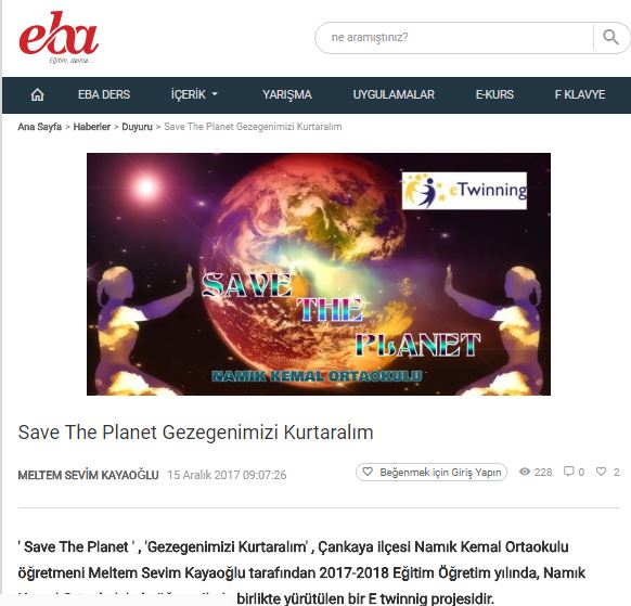 SAVE THE PLANET MEDIA-EBA-EXHIBITION by Erol Yıldırım - Ourboox.com